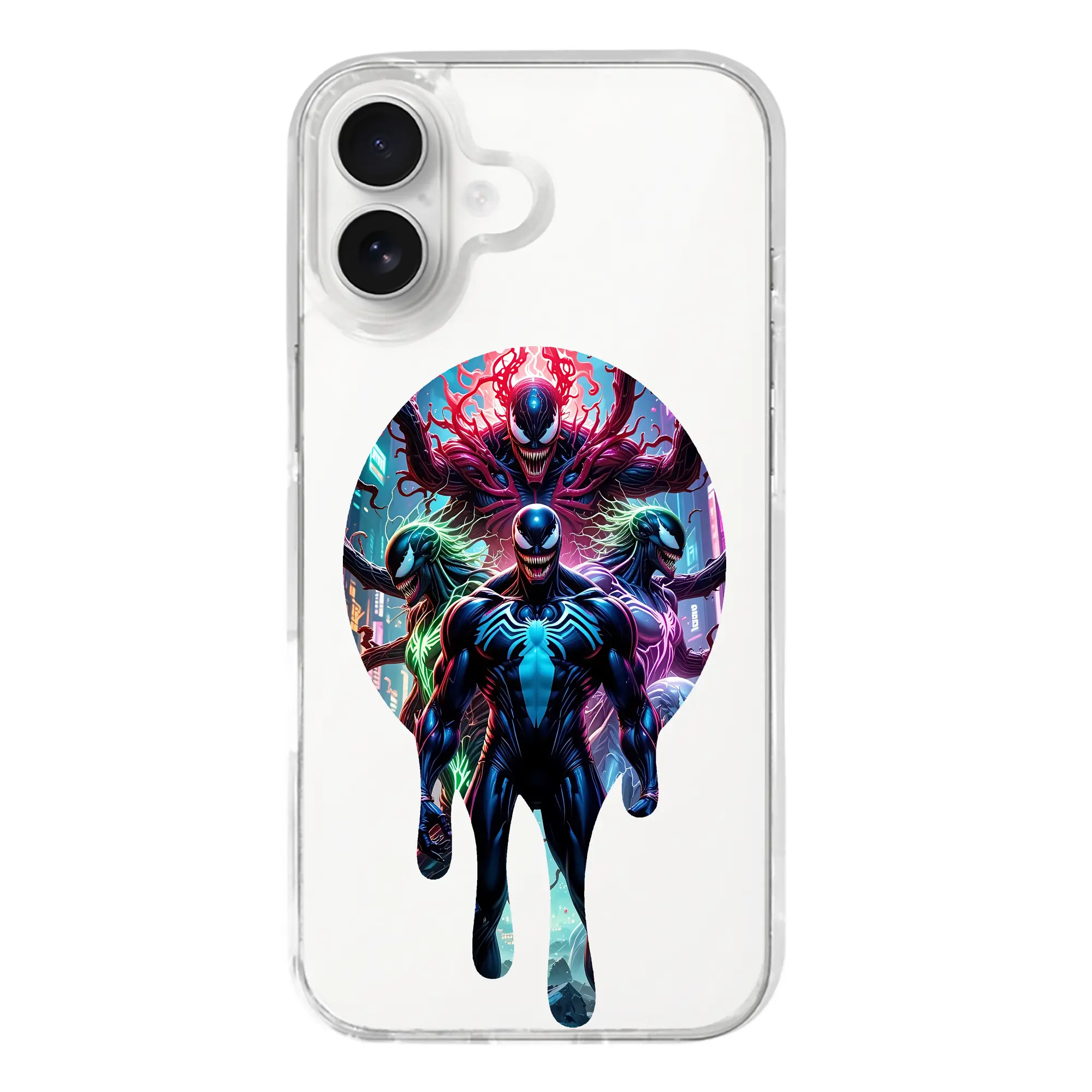 ヴェノム グッズ,ヴェノム - iPhone 17シリーズ 透明スマホケース – 薄型・耐衝撃・精密フィット保護カバー